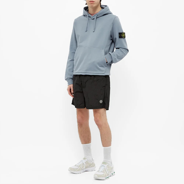 STONE ISLAND SS21 Dyed Logo Hoodie Men’s Blue Casual Sweatshirt. 741564151-V0046 圖 3