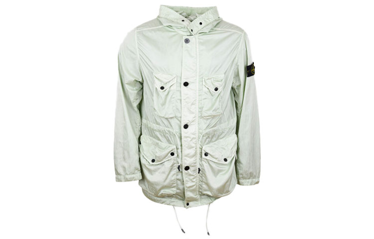 Order Stone Island SS21 四袋連帽外套 米色 741544430-V0052