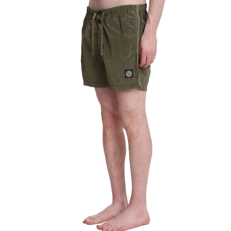 Purchase STONE ISLAND SS21 Seluar Renang Hijau Mesh Patch Lelaki 7415B0643-V0058