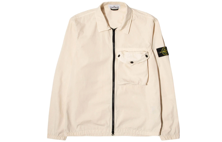 Stone Island SS21 Jacket with Front Pocket Off-White 7415117WN-V0193