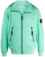 Stone Island SS21 Logo Patch Hooded Jacket Green 741540727-V0044 Stone Island SS21 Logo Patch Hooded Jacket Green 741540727-V0044