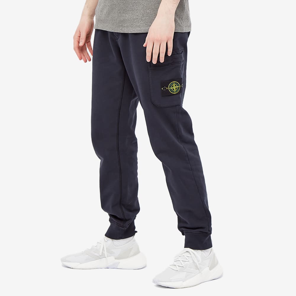 STONE ISLAND SS21 Logo Patch Navy Blue Cargo Joggers  Casual Pants 741564551-V0020 圖 4