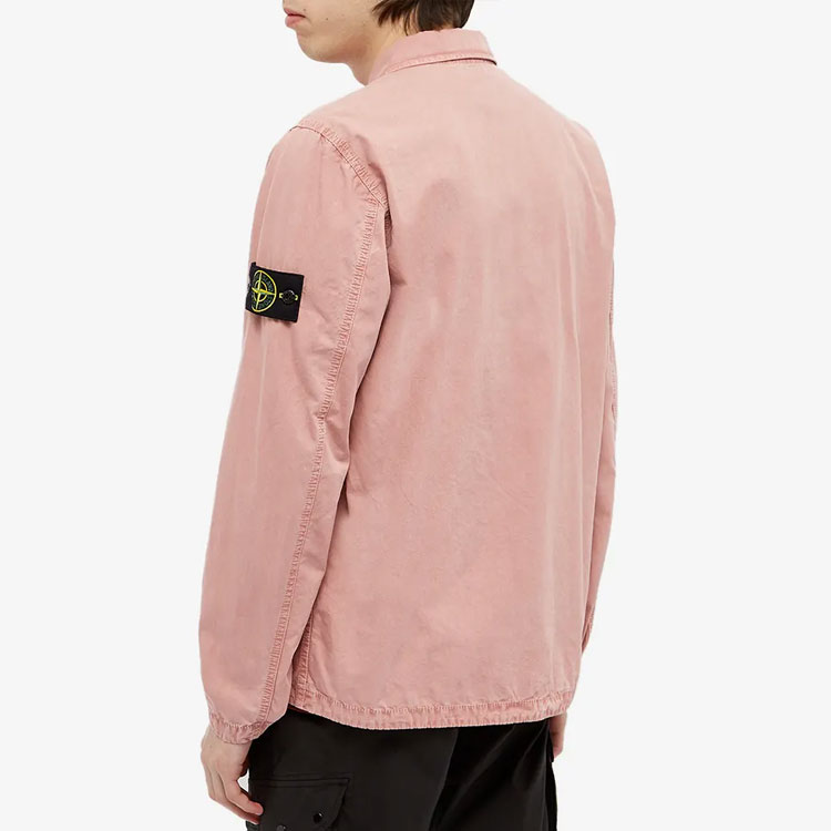 STONE ISLAND SS21 Logo Zip Flap Pocket Slim Jacket Men’s Light Pink 7415117WN-V0186 圖 4