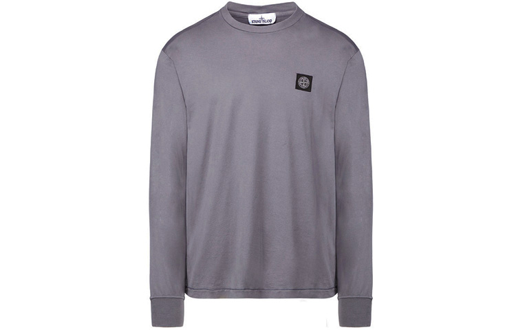 Stone Island SS21 Minimalist Crewneck Pullover Sweatshirt Men’s Blue Gray 741522713-V0063