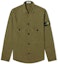 Buy Stone Island SS21 Olive Green Double Pocket Logo Long Sleeve Jacket Mens 7415110WN-V0158