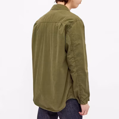 Stone Island SS21 Olive Green Double Pocket Logo Long Sleeve Jacket Mens 7415110WN-V0158 Shop Stone Island SS21 Olive Green Double Pocket Logo Long Sleeve Jacket Mens 7415110WN-V0158