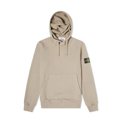 Stone Island SS21 Pullover Hoodie Beige Classic Solid Color 731564120-V0068