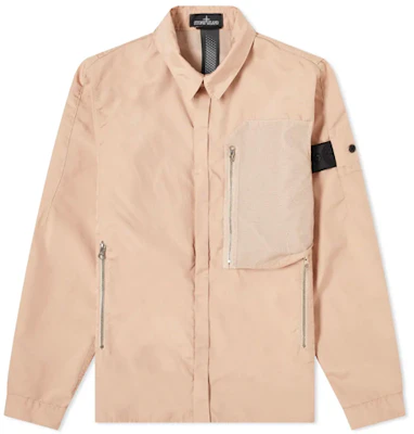 ストーンアイランド SS21 シャドウプロジェクト ジップシャツジャケット ピンク 741910102-V0082 Buy ストーンアイランド SS21 シャドウプロジェクト ジップシャツジャケット ピンク 741910102-V0082