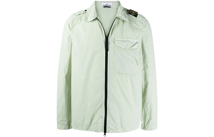 STONE ISLAND SS21 Small Badge Patch  Light Green Casual Jacket. 741510802-V0052 圖 2