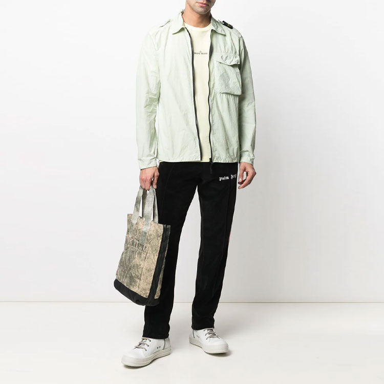 STONE ISLAND SS21 Small Badge Patch  Light Green Casual Jacket. 741510802-V0052 圖 3