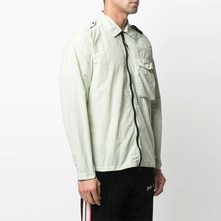 STONE ISLAND SS21 Small Badge Patch  Light Green Casual Jacket. 741510802-V0052 圖 4