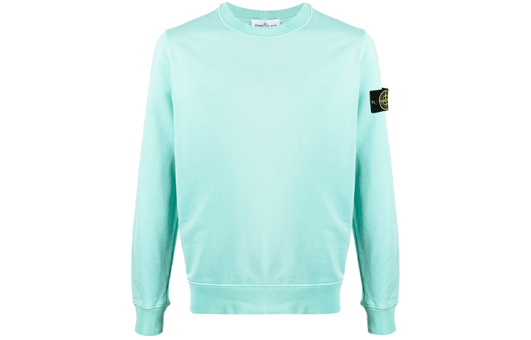 STONE ISLAND SS21 Small Logo Crewneck Sweatshirt Blue 741563051-V0044 圖 2
