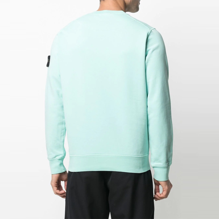 STONE ISLAND SS21 Small Logo Crewneck Sweatshirt Blue 741563051-V0044 圖 5