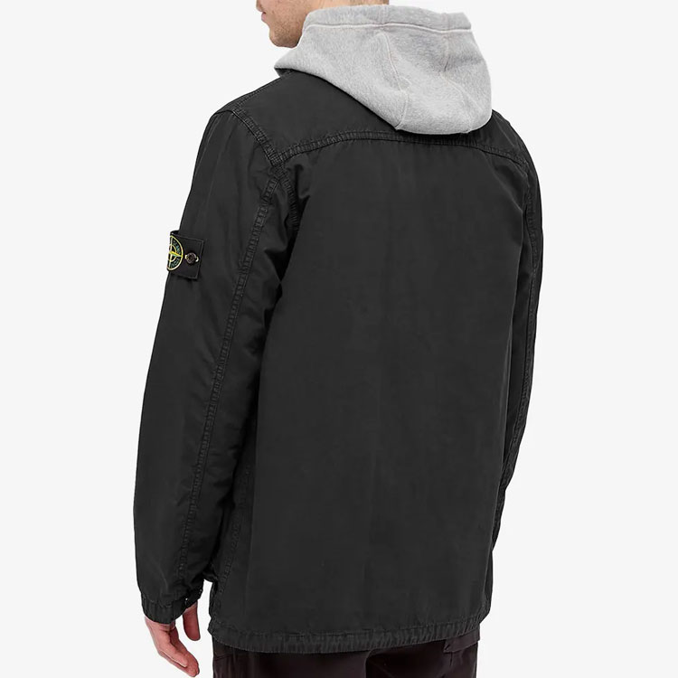 Stone Island SS21 Washed Canvas Multi-Pocket Jacket Black 7415439WN-V0129 圖 4