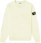 Order Stone Island SS21 Yellow Crewneck Sweatshirt with Sleeve Logo Badge for Men. 741563051-V0031