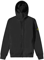 STONE ISLAND SS22 Black Solid Color Zip-Up Hooded Jacket 761540427-V0029 STONE ISLAND SS22 Black Solid Color Zip-Up Hooded Jacket 761540427-V0029