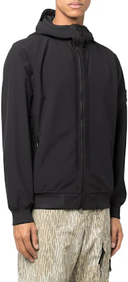 STONE ISLAND SS22 Black Solid Color Zip-Up Hooded Jacket 761540427-V0029 Purchase STONE ISLAND SS22 Black Solid Color Zip-Up Hooded Jacket 761540427-V0029