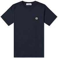 Stone Island SS22 Blue Crewneck Patch Short Sleeve T-Shirt 761524113-V0020 Stone Island SS22 Blue Crewneck Patch Short Sleeve T-Shirt 761524113-V0020