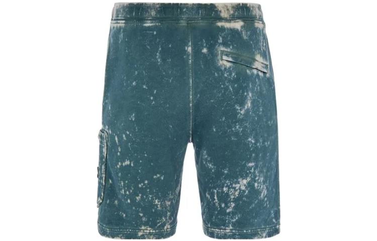 STONE ISLAND SS22  Casual Fit Logo Bleach Gray Straight Shorts 761565338-V0046 圖 3
