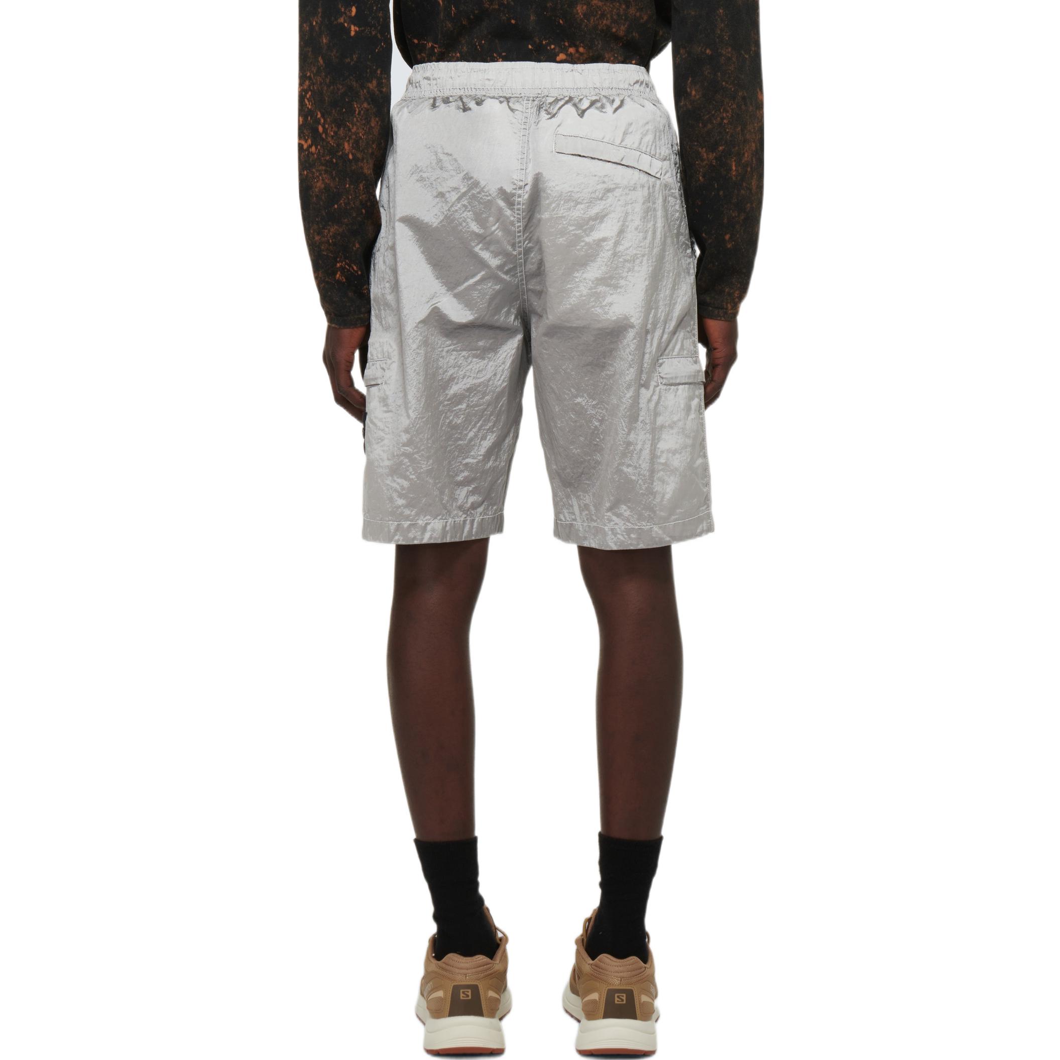 STONE ISLAND SS22  Frosted Color Logo Casual Shorts. 7615L1721-V0003 圖 4