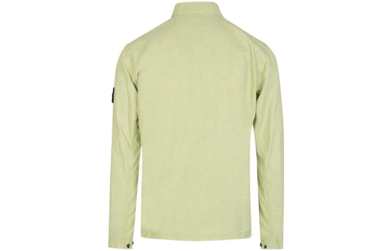 Lookbook ストーンアイランド SS22 グリーンウォッシュ ダブルポケット 長袖ジャケット. 7615114WN-V0152