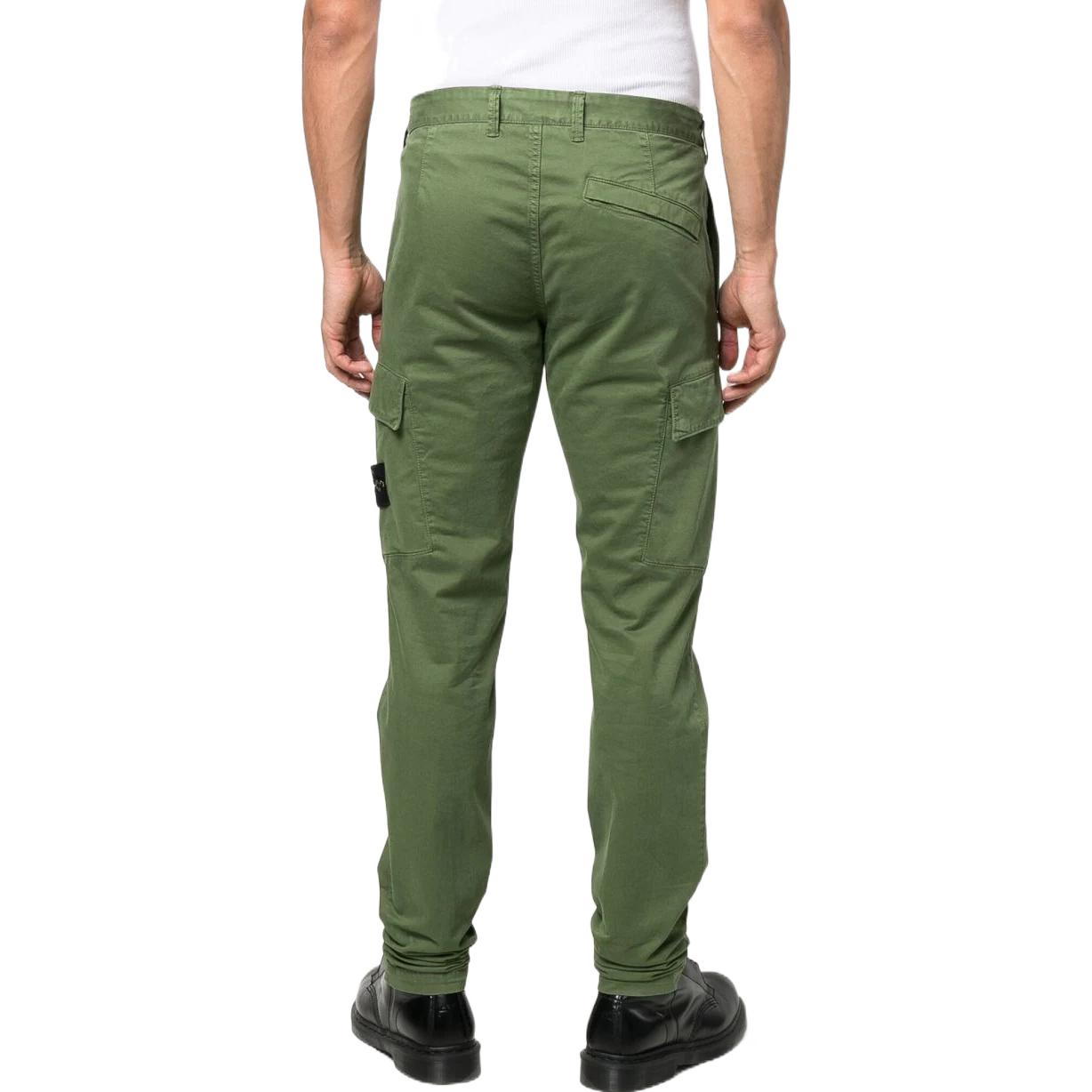 STONE ISLAND SS22  Logo Patch Cargo Pants Military Green 761530604-V0158 圖 4