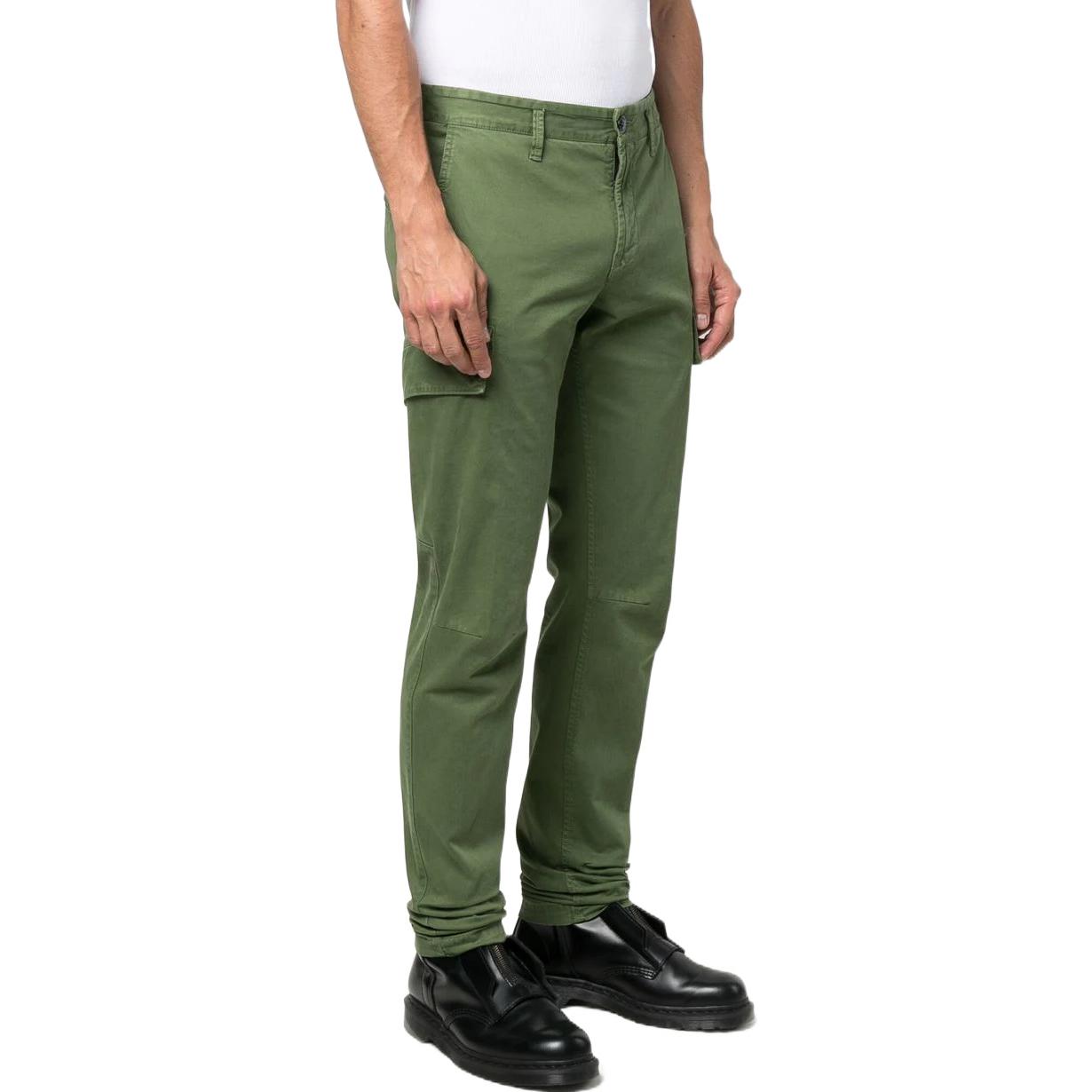 STONE ISLAND SS22  Logo Patch Cargo Pants Military Green 761530604-V0158 圖 5