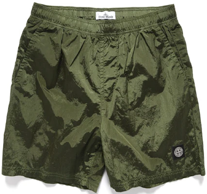 STONE ISLAND SS22 Seluar Pendek Kasual Nylon Metalik Hijau 7615B0943-V0058 Order STONE ISLAND SS22 Seluar Pendek Kasual Nylon Metalik Hijau 7615B0943-V0058