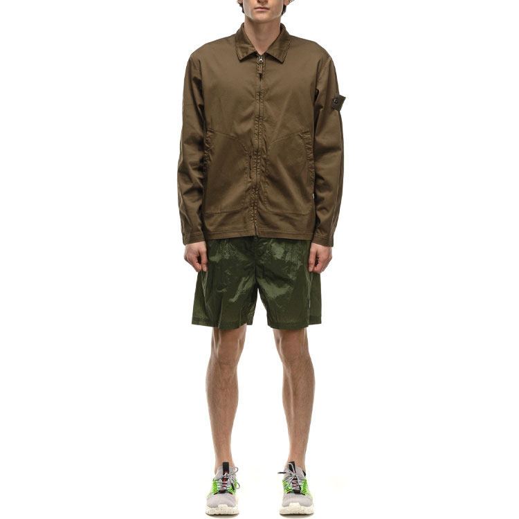 STONE ISLAND SS22  Metallic Nylon Casual Shorts Green 7615B0943-V0058 圖 4
