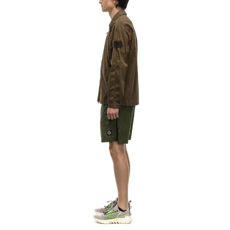 STONE ISLAND SS22  Metallic Nylon Casual Shorts Green 7615B0943-V0058 圖 5
