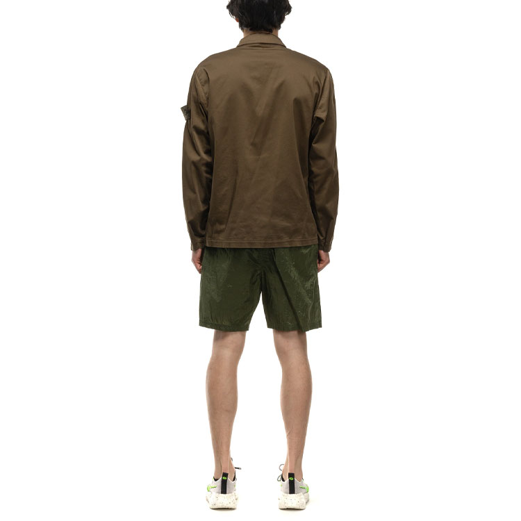 STONE ISLAND SS22  Metallic Nylon Casual Shorts Green 7615B0943-V0058 圖 6