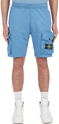 STONE ISLAND SS22 Pantalones Cortos Azul con Bolsillo y Logo Color Sólido 761565051-V0046 Shop STONE ISLAND SS22 Pantalones Cortos Azul con Bolsillo y Logo Color Sólido 761565051-V0046