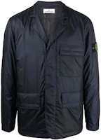 Stone Island SS22 Badge Patch Hidden Button Jacket 7615A0124-V0020 Stone Island SS22 Badge Patch Hidden Button Jacket 7615A0124-V0020
