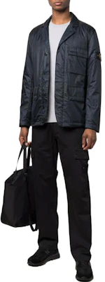 Jaket Stone Island SS22 Lencana Patch Butang Tersembunyi 7615A0124-V0020 Lookbook Jaket Stone Island SS22 Lencana Patch Butang Tersembunyi 7615A0124-V0020