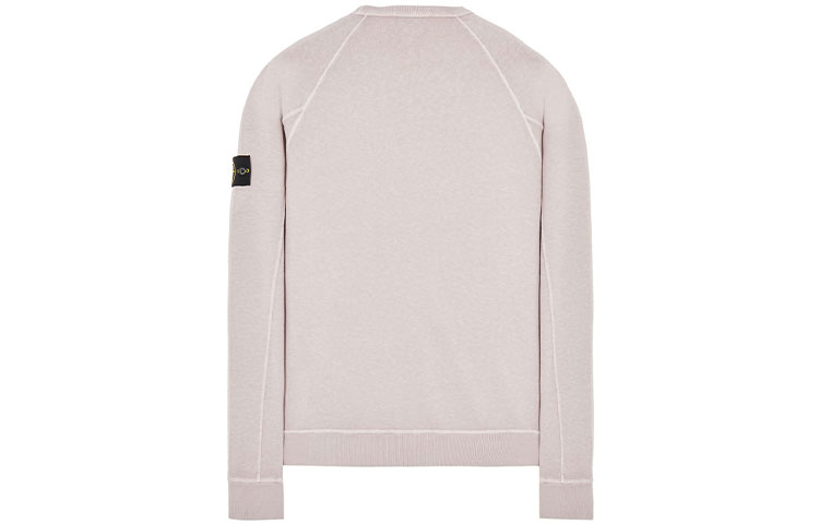STONE ISLAND SS22 Badge Pullover Long Sleeve Sweatshirt Pink 761566360-V0186 圖 3