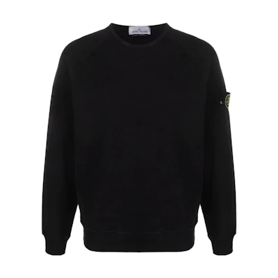 Stone Island SS22 Black Badge Crewneck Sweatshirt Long Sleeve 761566360-V0029