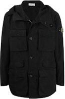 STONE ISLAND SS22 Black Logo Hoodie Jacket with Pocket Detail for Men. 761542306-V0029 STONE ISLAND SS22 Black Logo Hoodie Jacket with Pocket Detail for Men. 761542306-V0029