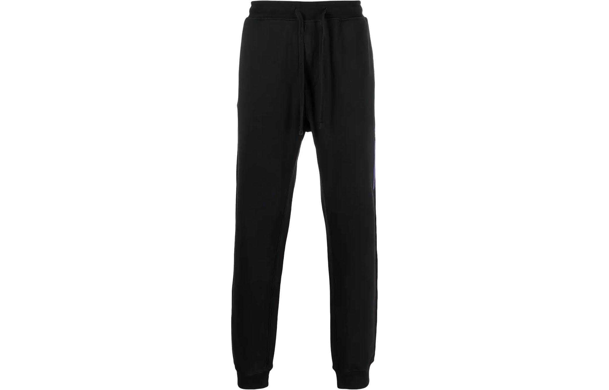 STONE ISLAND SS22 Black Logo Print Sweatpants  Casual Wear. 761565985-V0029