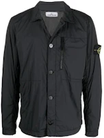 Stone Island SS22 Black Single-Breasted Patch Logo Long Sleeve Jacket 761541431-V0029 Stone Island SS22 Black Single-Breasted Patch Logo Long Sleeve Jacket 761541431-V0029
