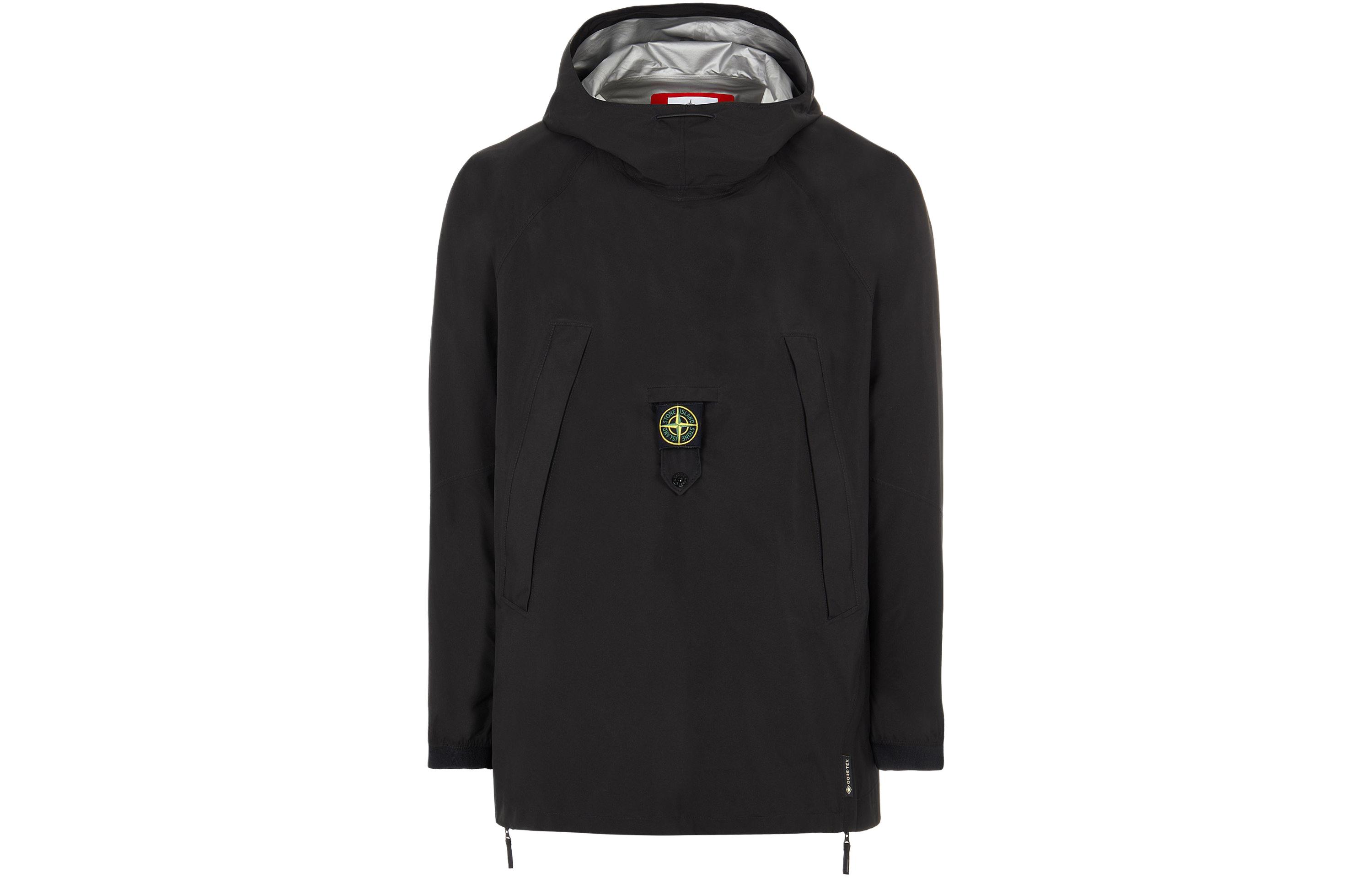Stone Island SS22 Black Waterproof Windproof Softshell Jacket with Vest 7615419G1-V0029