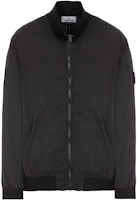 Stone Island SS22 Black Zip-Up Jacket with Logo Patch for Men 761560354-V0029 Stone Island SS22 Black Zip-Up Jacket with Logo Patch for Men 761560354-V0029