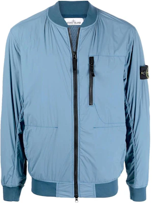 Chaqueta Stone Island SS22 Azul con Parche y Puños Elásticos. 761541331-V0046 Buy Chaqueta Stone Island SS22 Azul con Parche y Puños Elásticos. 761541331-V0046