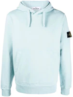 STONE ISLAND SS22 Blue Logo Patch Kangaroo Pocket Long Sleeve Sweatshirt Men. 761564151-V0044 STONE ISLAND SS22 Blue Logo Patch Kangaroo Pocket Long Sleeve Sweatshirt Men. 761564151-V0044