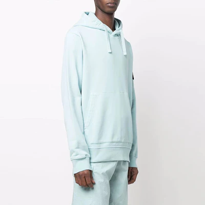 STONE ISLAND SS22 Biru Logo Patch Kangaroo Pocket Long Sleeve Sweatshirt Pria. 761564151-V0044 Shop STONE ISLAND SS22 Biru Logo Patch Kangaroo Pocket Long Sleeve Sweatshirt Pria. 761564151-V0044