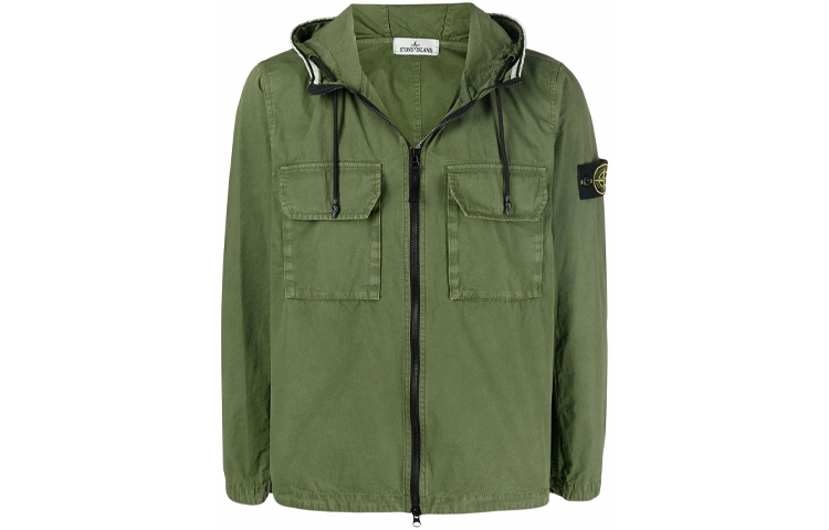 STONE ISLAND SS22 Compass Badge Green Hooded Jacket for Men. 7615122WN-V0158 圖 2