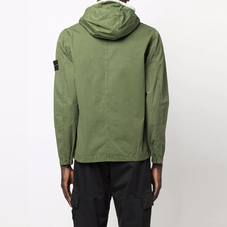 STONE ISLAND SS22 Compass Badge Green Hooded Jacket for Men. 7615122WN-V0158 圖 4