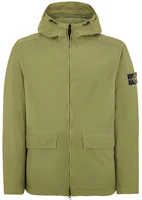 Stone Island SS22 Compass Badge Green Hooded Zip Jacket for Men 761540833-V0058 Stone Island SS22 Compass Badge Green Hooded Zip Jacket for Men 761540833-V0058