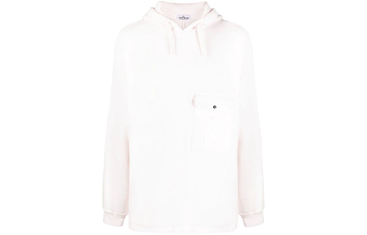 Stone Island SS22 Compass Embroidered Hoodie Men’s Light Pink 761561253-V0080