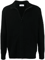 Stone Island SS22 Compass Logo Knit Zipper Jacket Black 7615531B5-V0029 Stone Island SS22 Compass Logo Knit Zipper Jacket Black 7615531B5-V0029