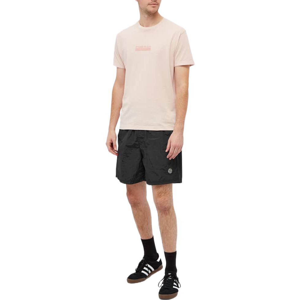 STONE ISLAND SS22 Compass Logo Relaxed Fit Shorts Black . 7515B0943-V0029 圖 3